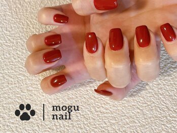 モグネイル(Mogunail)/冬ネイル/ボルドー