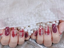 クイーンズネイルサロン(Queen's nail salon)/チェック持ち込みデザイン