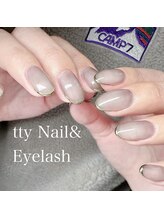 ティーネイルアンドアイラッシュ(tty)/ワンカラー+OP(先端ミラー)