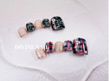 ディバイン ネイルズ(DIVINE NAILS)/フット・デザイン定額