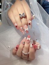 リンネイル 名古屋新栄町店(Rin.Nails)/10本チップ長さ出し＋アート付き
