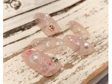 ダリア 大宮店(DAHLIA)/クリアピンクネイル♪