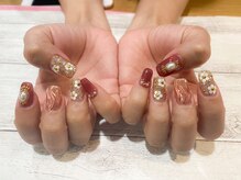ネイルアルケー(Nail ARCHE)/くすみカラーニュアンスネイル