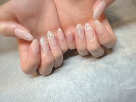 ヌーディーシェルネイル☆