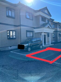 ギブ(GIVE)/肩こり整体サロン:駐車スペース