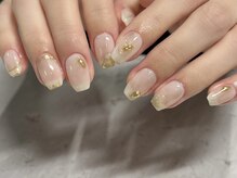 ネアー 新潟(NEER)/乳白色ニュアンスネイル