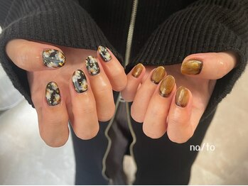 リカルメナートゥ 薬院(re:calmer na/to)/油絵風nail☆