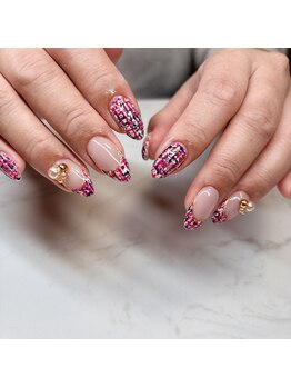エンズネイル(O’s nail)/ツイードネイル
