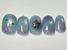 ネイルメゾン 渋谷店(NAIL MAISON)/星もやもや¥6500