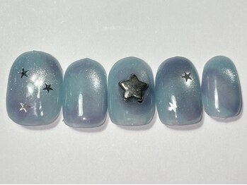 ネイルメゾン 渋谷店(NAIL MAISON)/星もやもや¥6500