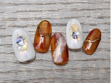 ワイスリーネイルズ(y3nails)/定額M べっ甲 ニュアンス