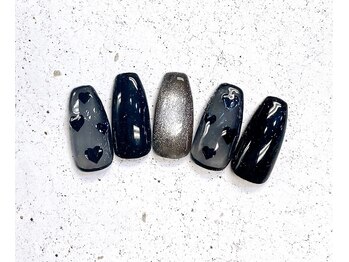 ネイルアンドまつげ リュフェール 五反田(Nail Lufaire)/シースルーハート