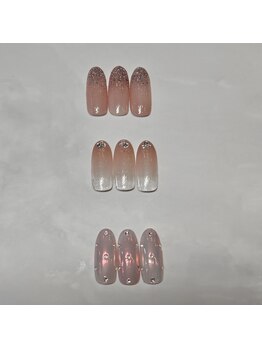 Mネイルアンドカフェ シェレステ/シンプルキラキラ