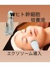 毛穴洗浄無し　【美白ハリ、ニキビ】Wヒト幹細胞高濃度エクソソーム浸透導入