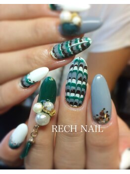 レッシュネイル サロンアンドスクール(RECH NAIL salon&school)/キレイに自爪を伸ばしたい方必見