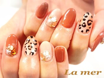 ラメール(La mer)/レオパードネイル★ 8800円