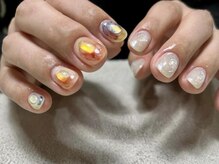 アイネイルズ 渋谷店(I nails)/【Kana.y】カラフルインクミラー