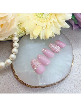 イーアイ ネイルズ(E.I Nail's)/ツイードピンク