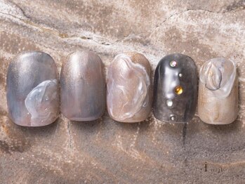 アイネイルズ 吉祥寺店(I nails)/くすみ空ネイル