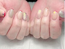 ブリスフルハピネス(Blissful happiness)/バカラ風ネイル