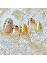 ネイルサロン クイル(QUILL)/５月ボタニカル（１）