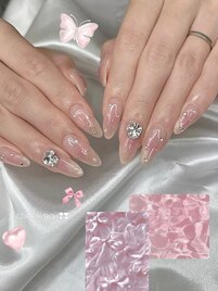 うるちゅるチークネイル