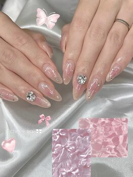 ルルシアン 代々木(luluchien)/うるちゅるチークネイル