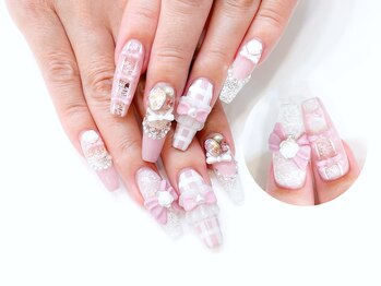 ネイルコレクション ピンク(Nail Collection Pink)/長さ出しジェル★ガーリー
