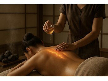 チョイス 福岡遠賀店(CHOICE)の写真/【日頃の疲れを解消】アロマの香りに包まれながら極上の癒しを!心身共にリラックス♪SAKURAJIMAオイル使用