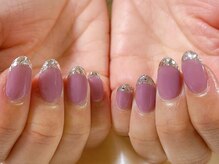 キキネイル 二子玉川(kikinail)/ガラスフレンチネイル