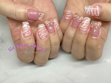 アン ジョーヌドラゴ/【自爪ネイル】ゼブラネイル