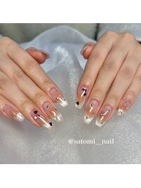satomi担当:チークネイル