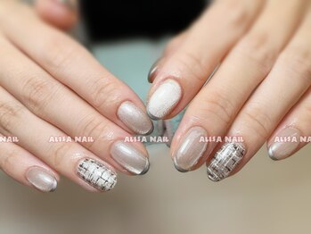 アリサネイル(ALISA NAIL)/ツイードネイル