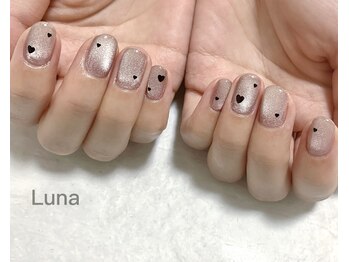 ハートホロネイル