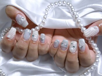 貝殻/パール/ブルー