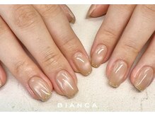 ビアンカ ネイルサロン 大宮店(Bianca)/マグネット×スキニーフレンチ