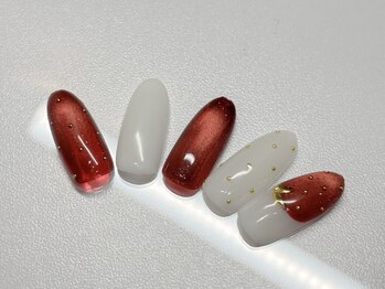 ミル(mill)/うるうるマグ×苺ネイル♪