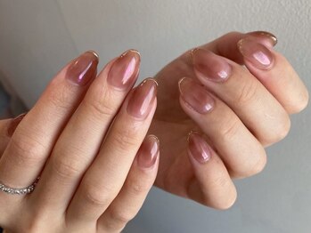 private nailsalon SEAの写真/オフィス浮きしない上品ネイル♪自爪を削らないフィルインで、働く女性の指先を健康的な美爪へ導きます☆