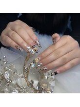 メリリ(melily)/ヒョウ柄/埋め尽くし/リボン