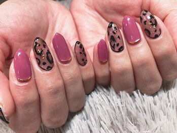 リッチネイル(Rich Nail)/シースルーレオパード