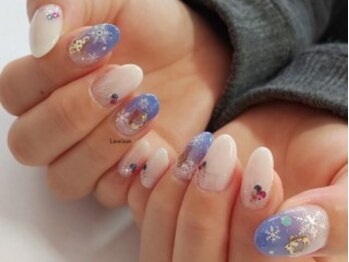 ラシェスキタモト (luscius kitamoto)/冬のキラキラネイル