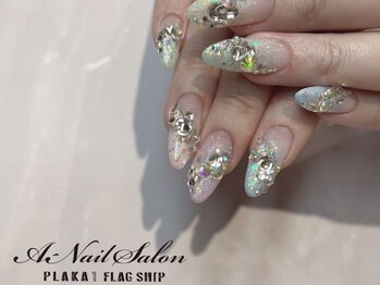 エーネイルサロン プラーカ本店(A-Nail Salon)/ビジューネイル