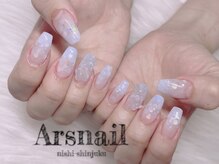 アルスネイル(Ars nail)/ミルキーブルーラメグラ