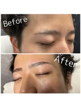 眉毛男子 新宿店/眉毛の施術例