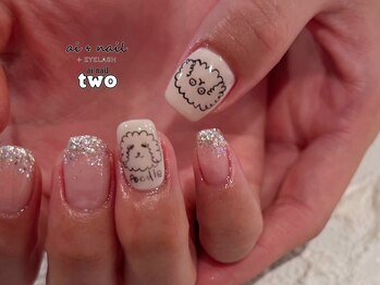 アイネイルトゥー 小倉(ai nail two)/愛犬ネイル