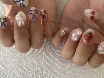 プラス サード(Plus 3rd)/ガーリーネイル by marina.a