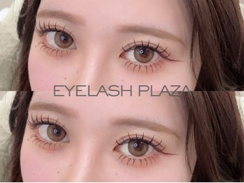 アイラッシュプラザ 横浜西口(EYELASH PLAZA by Sunmego)の写真/SNS映えすること間違いなし♪【韓国束感マツエク☆フラットラッシュ130本】抜け感のある柔らかい印象に◎