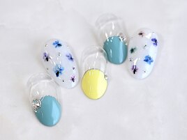 押し花☆グリーンフレンチ
