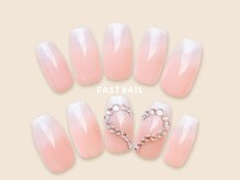ファストネイル 広島駅前店(FAST NAIL)/ハート/ピンク 【12404】