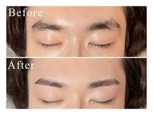 メンズ眉毛サロン Roist大阪難波店【ロイスト】アイブロウ/眉毛サロン/眉毛パーマ/〔眉毛〕お客様ビフォーアフター
